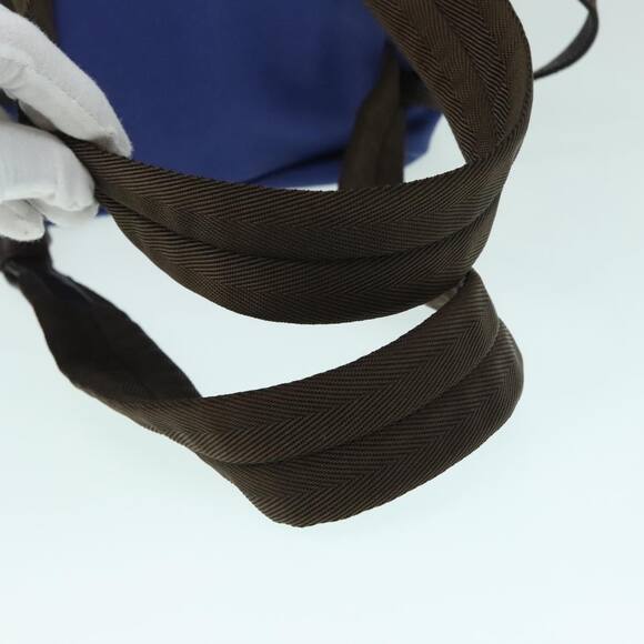 PRADA Backpack Canvas Blue - Picture 8 of 16